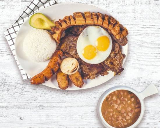 Order Bandeja Paisa food online from Noches De Colombia store, Port Chester on bringmethat.com