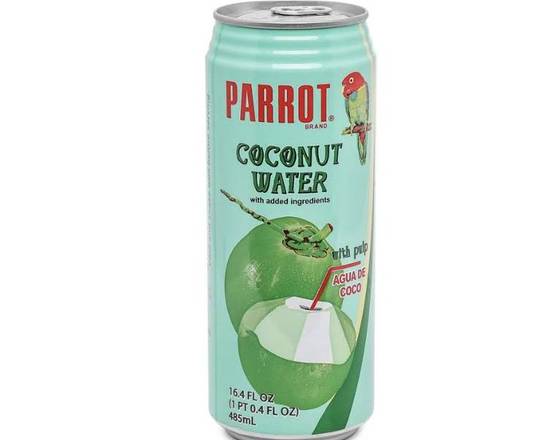 Order Parrot Coconut Water - 16.4 fl oz can food online from Loma Mini Market store, Long Beach on bringmethat.com