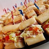 Order Turkey & Cheese Sub Catering - Small (Serves 5-10 People) food online from Pizza Mia store, Lock Haven on bringmethat.com