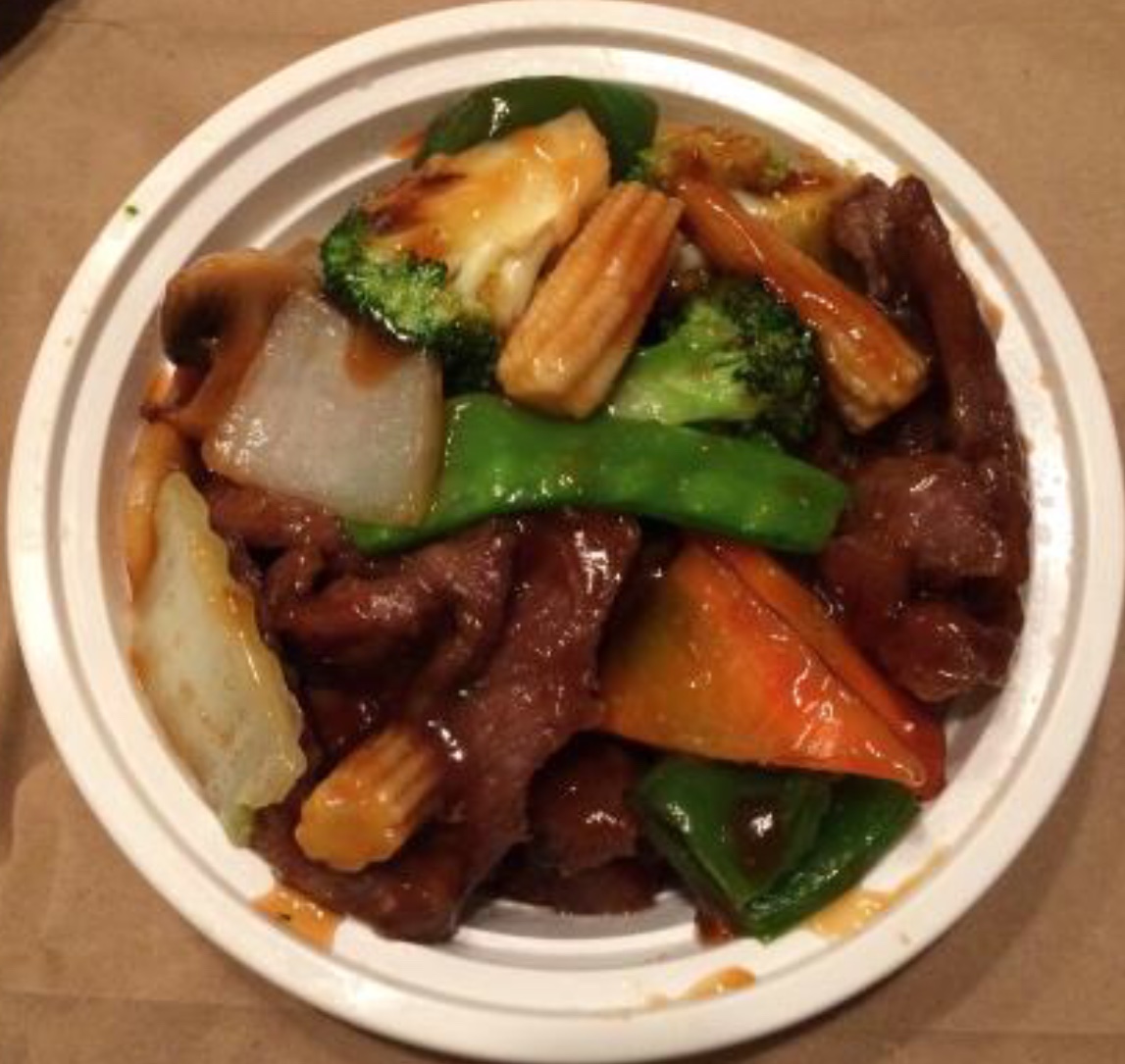 Order 25. Beef with Mixed Vegetable food online from Buffet Dynasty store, Canton on bringmethat.com