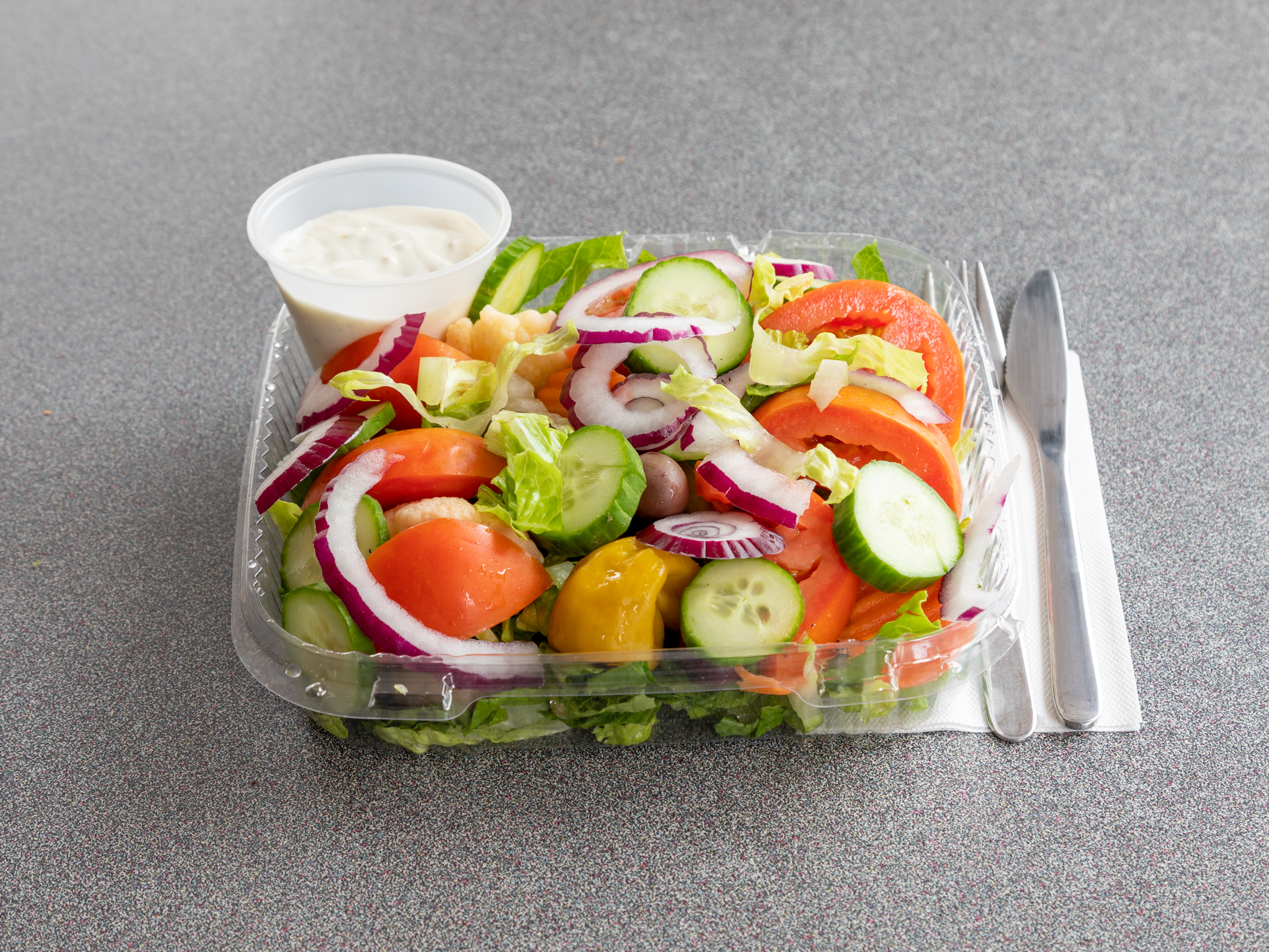 Order Mixed Garden Salad food online from Scala Pizza store, Mount Vernon on bringmethat.com