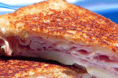 Order Grilled Cheese with Ham food online from Frank's Philly Cheesesteaks store, New York on bringmethat.com