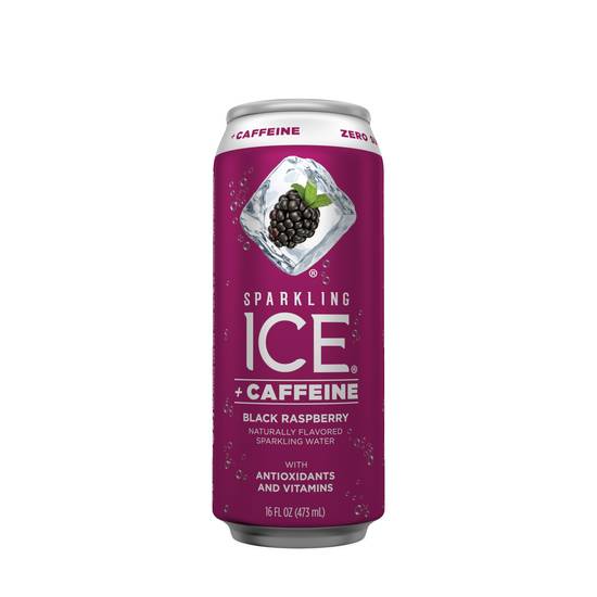 Order Sparkling Ice + Caffeine Sparkling Water Black Raspberry (16 oz) food online from Rite Aid store, PITTSBURGH on bringmethat.com
