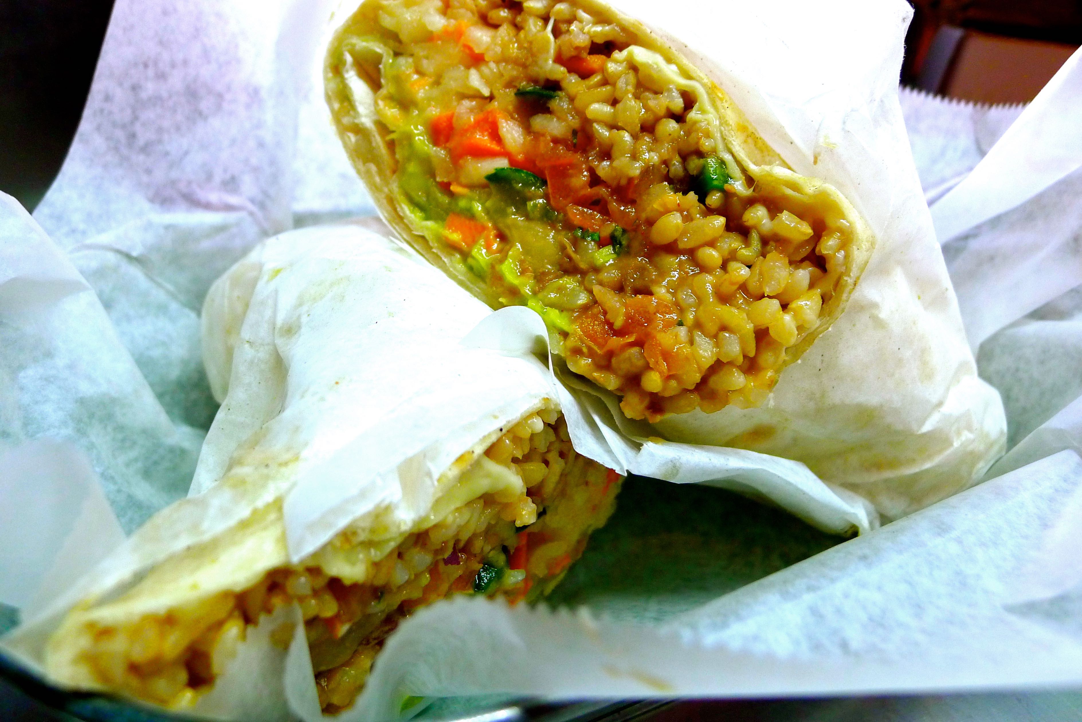 Order Roasted Veggie Burrito food online from Kimchi grill store, Brooklyn on bringmethat.com