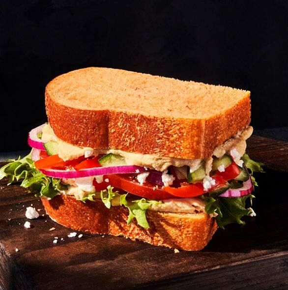 Order Mediterranean Veggie food online from Panera Bread store, Papillion on bringmethat.com