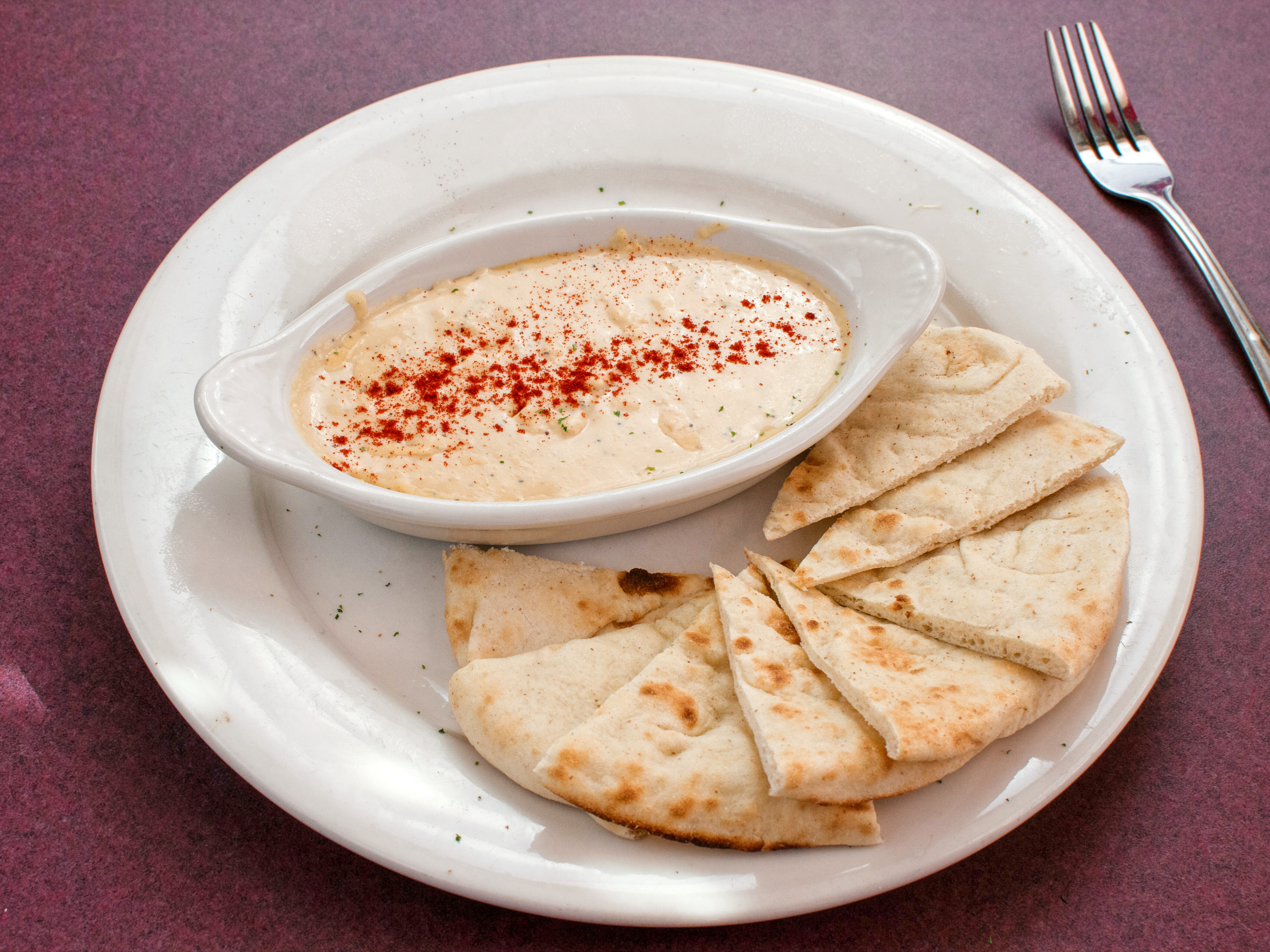 Order Extra Side of Hummus food online from Alfredo's Mediterranean Grille and Steakhouse store, Charles Town on bringmethat.com