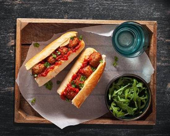 Order Meatball Sub Mania food online from Sub Cult store, Clifton on bringmethat.com