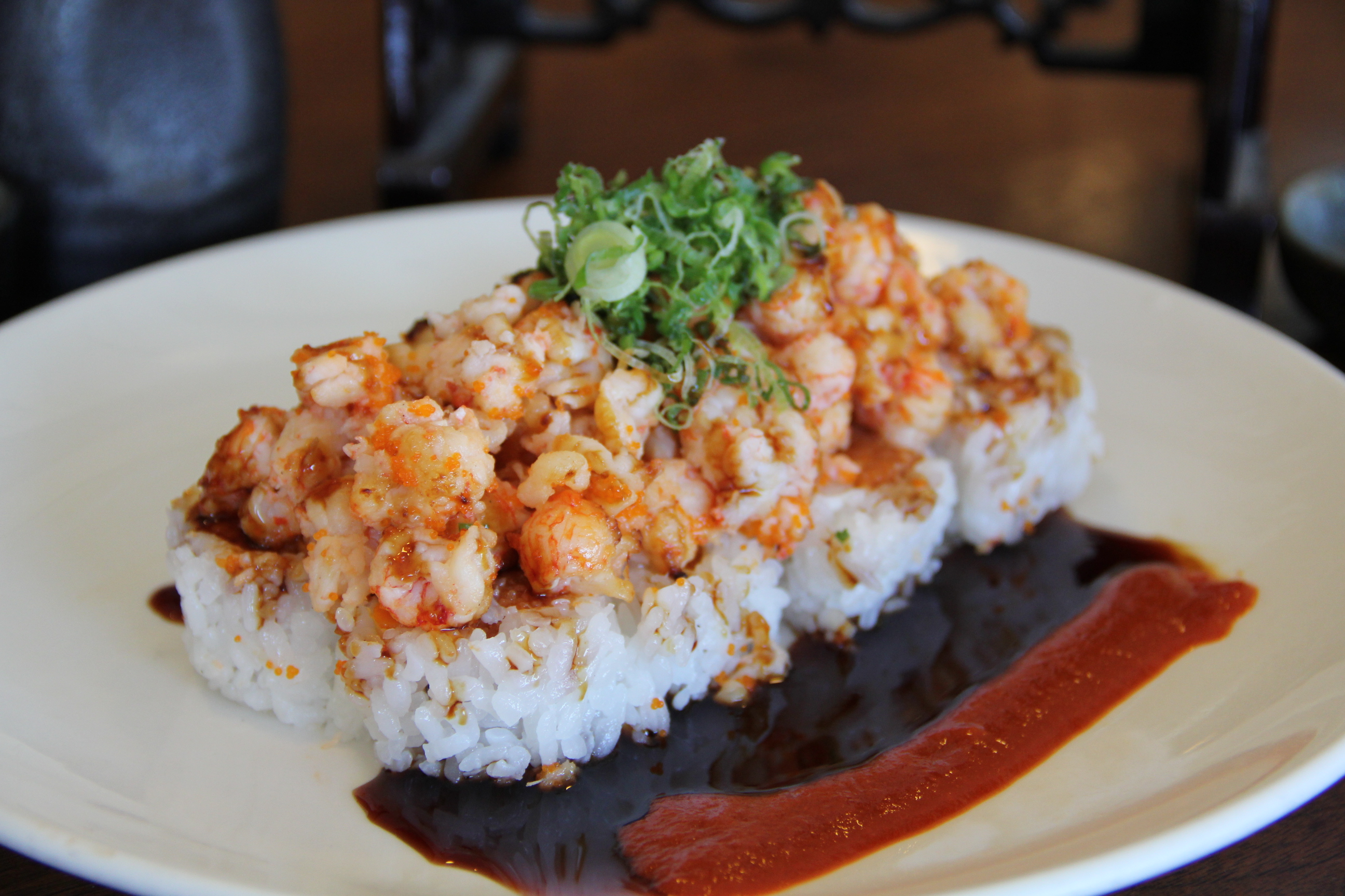 Order Baked Langostino Roll food online from Tomomi Sushi store, Alhambra on bringmethat.com