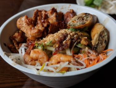 Order Vermicelli Noodles - Bun Thit Nuong food online from Hais Sushi & Pho store, Nashville on bringmethat.com