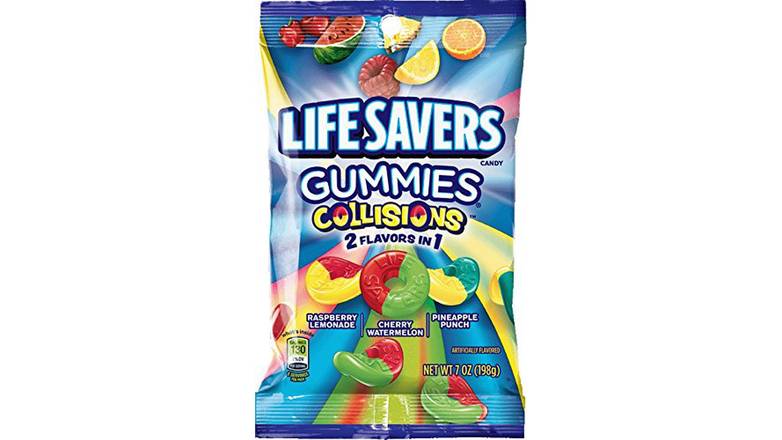 Order Life Savers Collision Gummies Candy Bag food online from Anderson Convenience Markets #140 store, Omaha on bringmethat.com