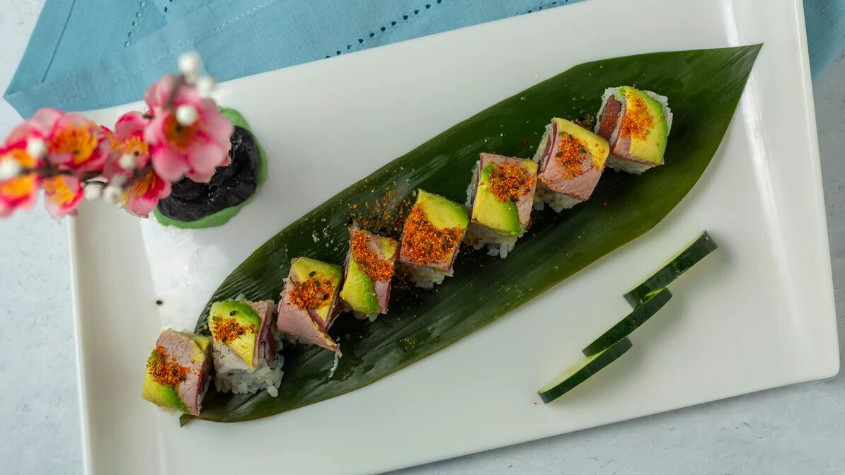 Order S9. Typhoon Roll food online from Asian Cuisine & Sushi Bar store, Salt Lake City on bringmethat.com