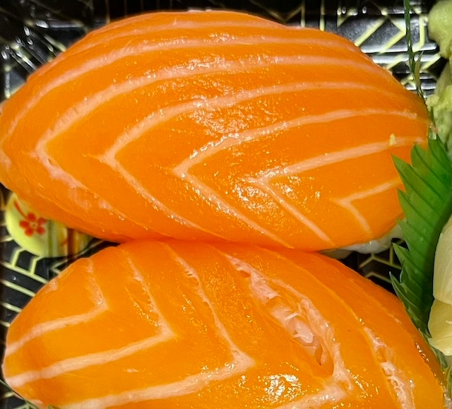 Order Salmon Nigiri food online from Ginza Grill store, North Charleston on bringmethat.com