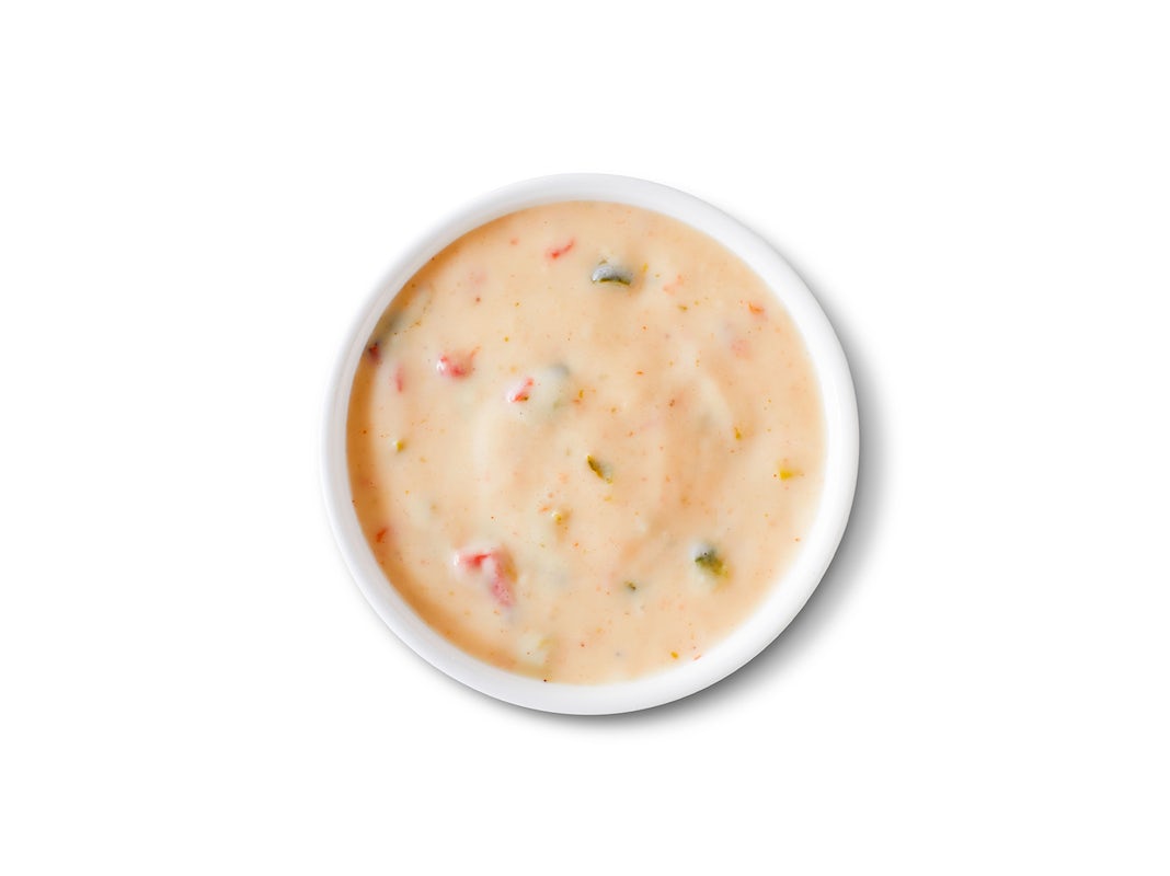 Order Side of 3-Cheese Queso food online from Qdoba Mexican Eats store, Novi on bringmethat.com