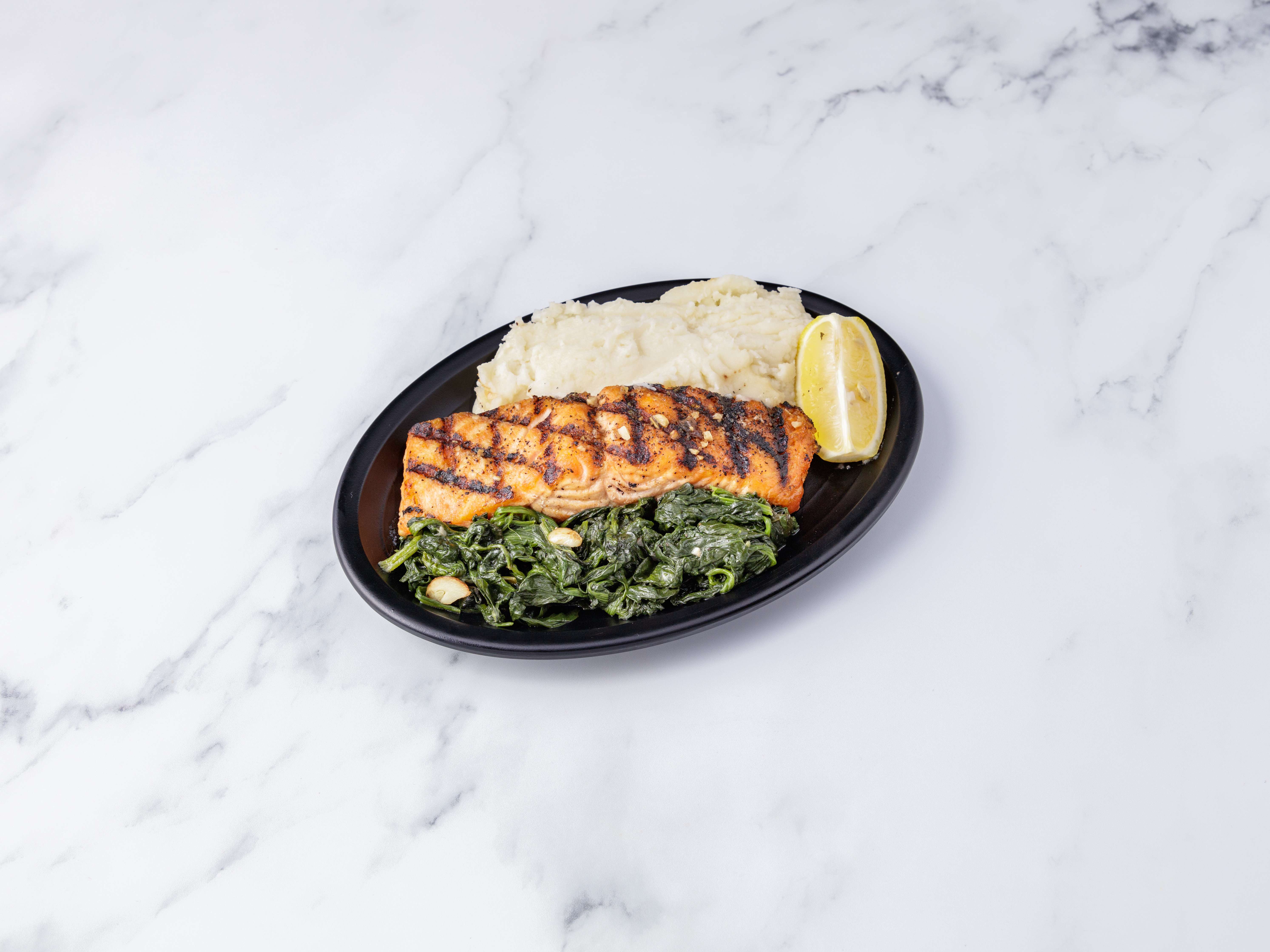 Order Grilled Salmon food online from Lex Restaurant store, New York on bringmethat.com