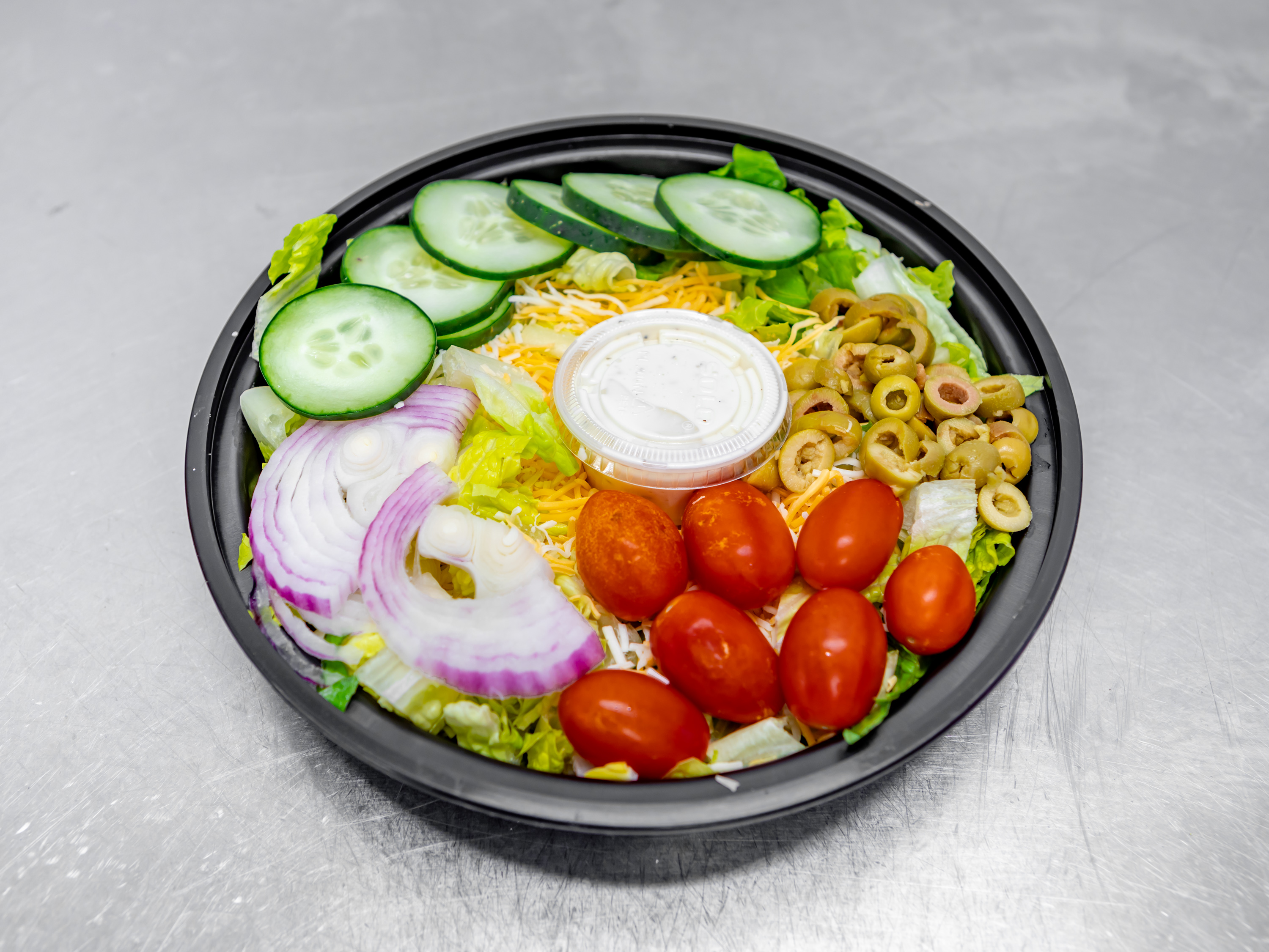 Order Gyro Salad food online from Pops Fish & Chicken Market store, Fairview Heights on bringmethat.com