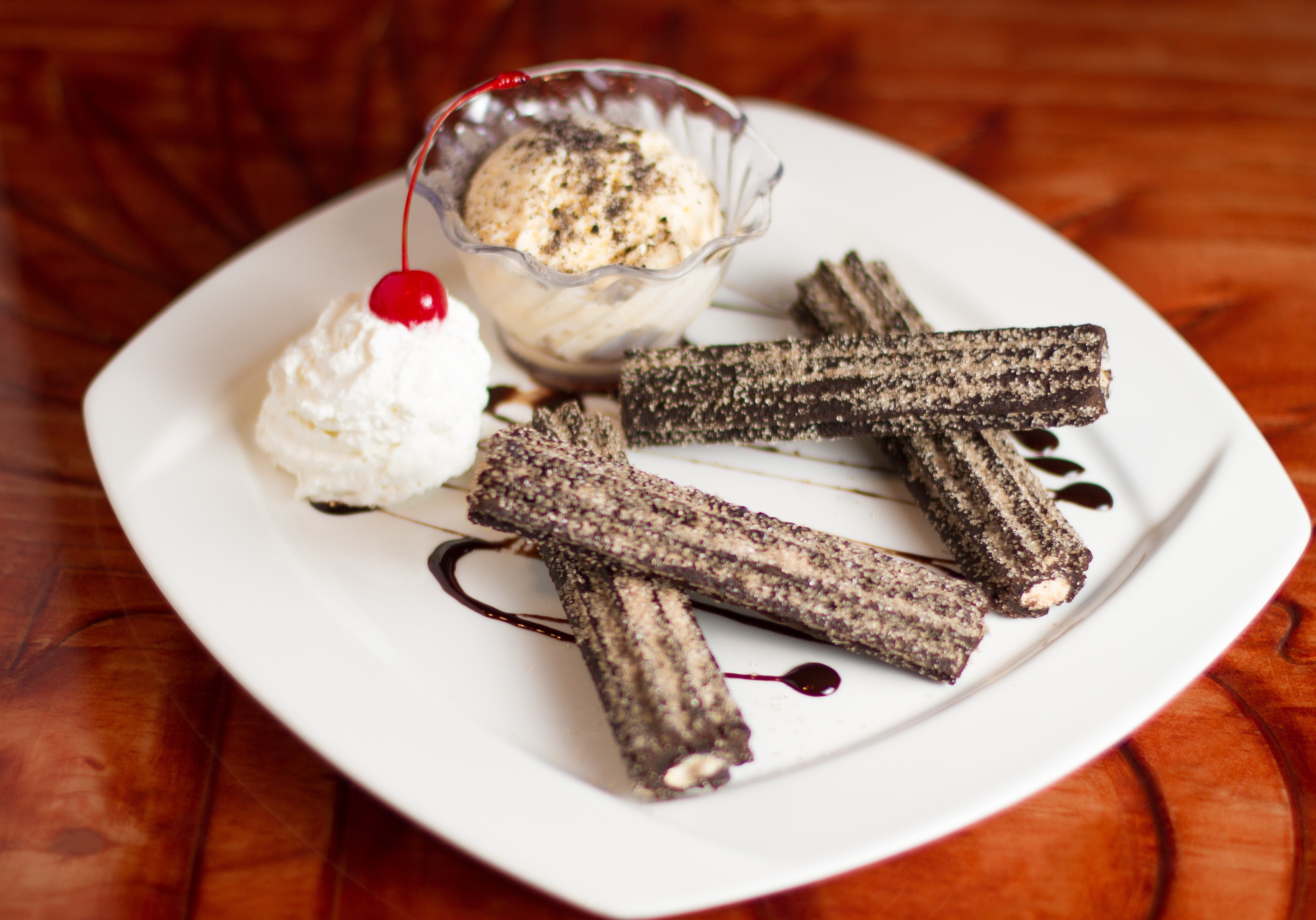 Order Chocolate Churros food online from Tito Mexican Restaurant store, Spring Hill on bringmethat.com