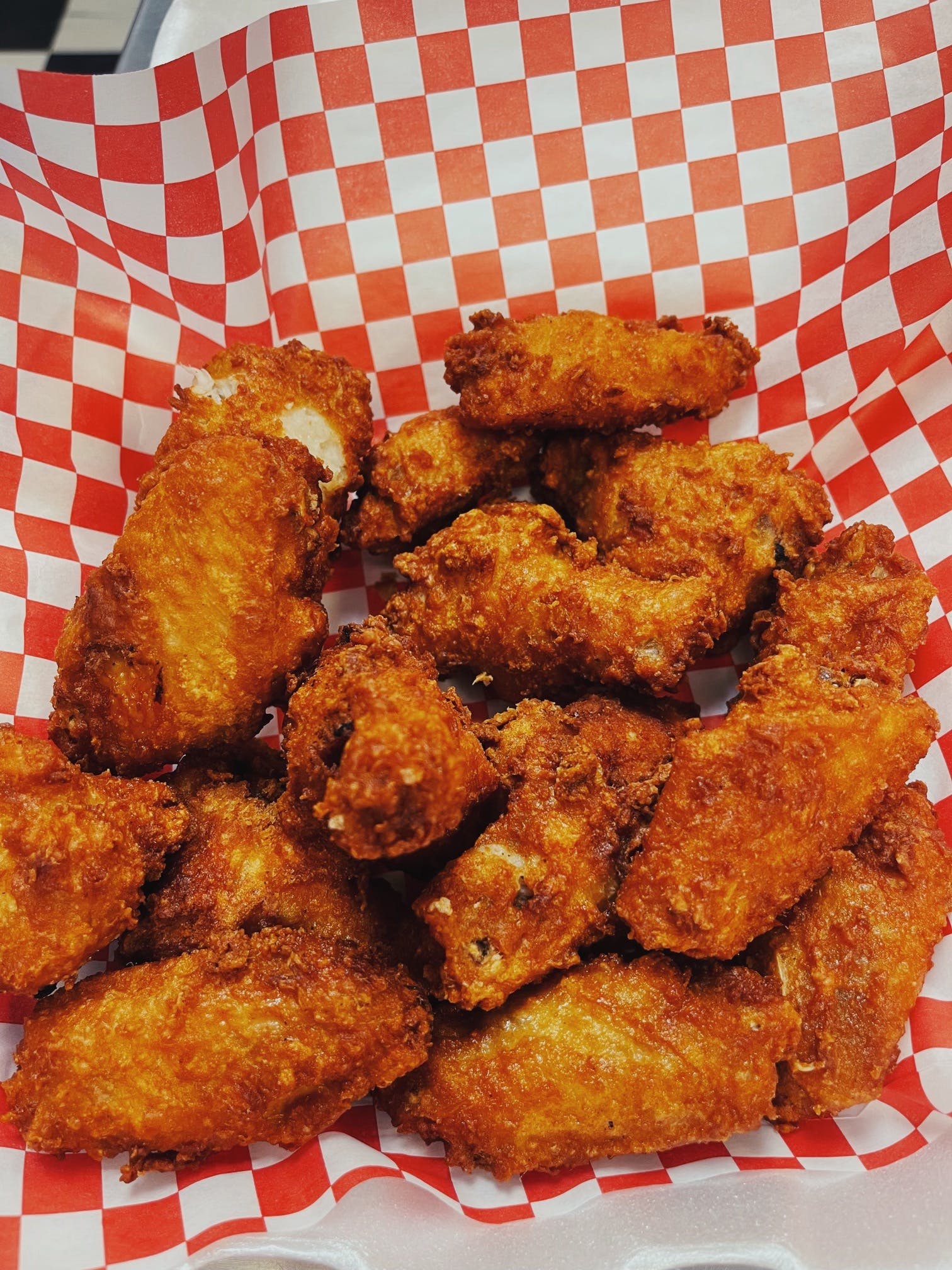Order Bucket of Wings - Half 18 Pieces food online from Pizza Nation store, Las Vegas on bringmethat.com