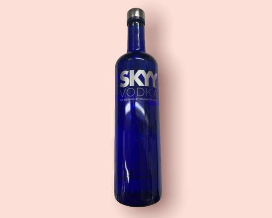 Order Skyy, 750mL vodka (40.0% ABV) food online from South Liquor store, Long Beach on bringmethat.com