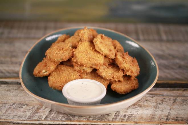 Order Fried Pickles food online from Jimmy Buffet's Margaritaville store, Myrtle Beach on bringmethat.com