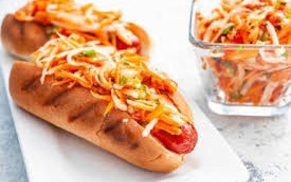 Order Italian Hot Dog Sub - 7" food online from Pino's Pizzeria store, Easton on bringmethat.com