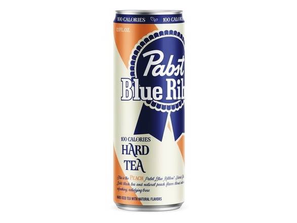 Order Pabst Blue Ribbon Hard Tea Peach - 6x 12oz Cans food online from Kirby Food & Liquor store, Champaign on bringmethat.com