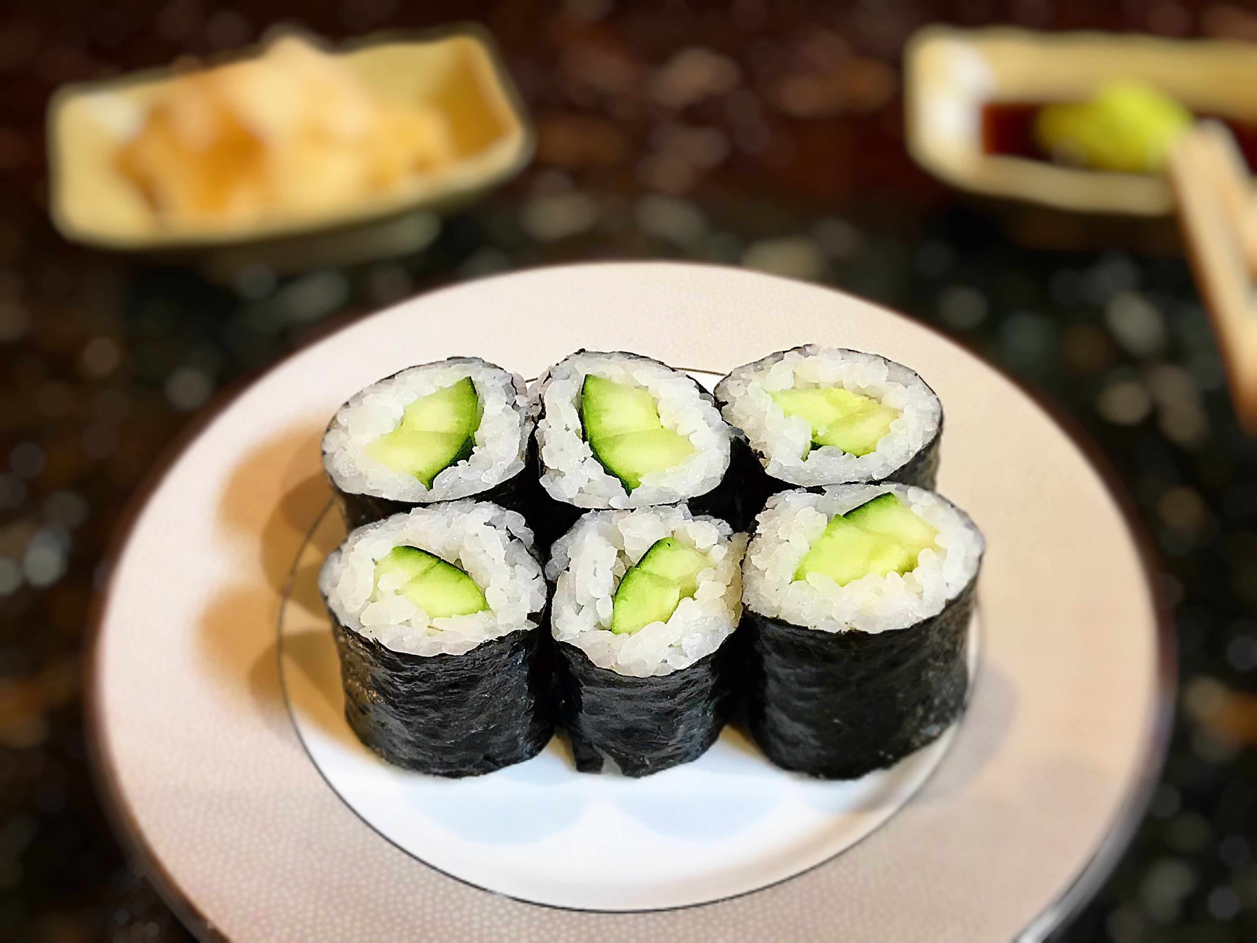 Order Cucumber Roll food online from Sushi Hana store, Lake Oswego on bringmethat.com