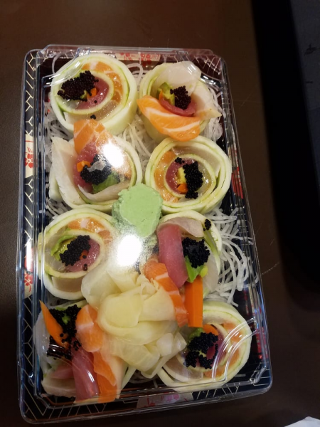 Order F19. Cucumber Special Roll food online from Poke Sushi store, Orange on bringmethat.com
