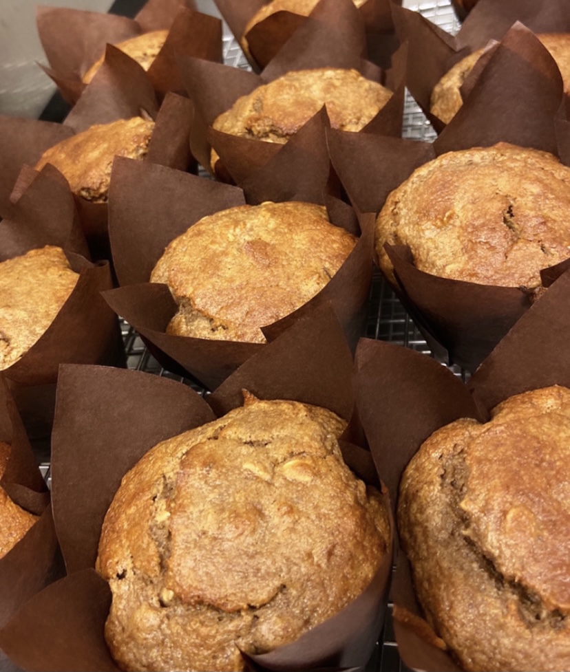 Order Gluten and dairy free banana muffin food online from Bequest Coffee Co store, Mill Creek on bringmethat.com