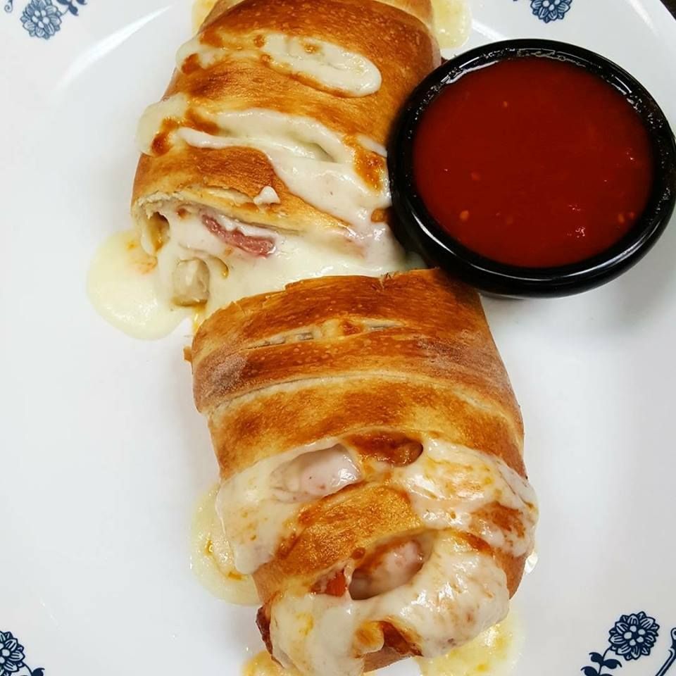 Order Meat Stromboli food online from Nostra Pizza store, Greensboro on bringmethat.com