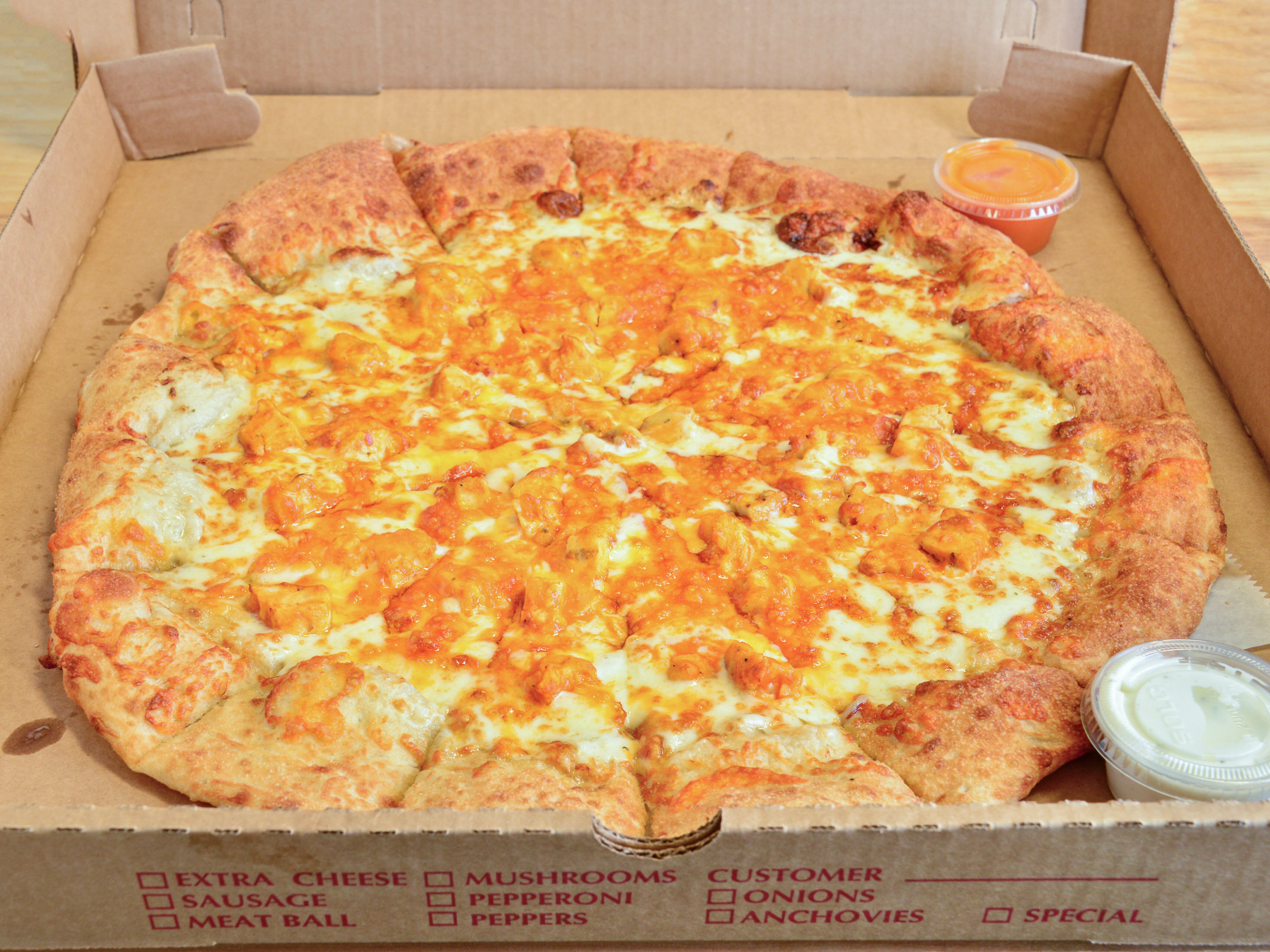 Order Buffalo Chicken Pizza food online from Park Pizza & Cream store, Pittsburgh on bringmethat.com