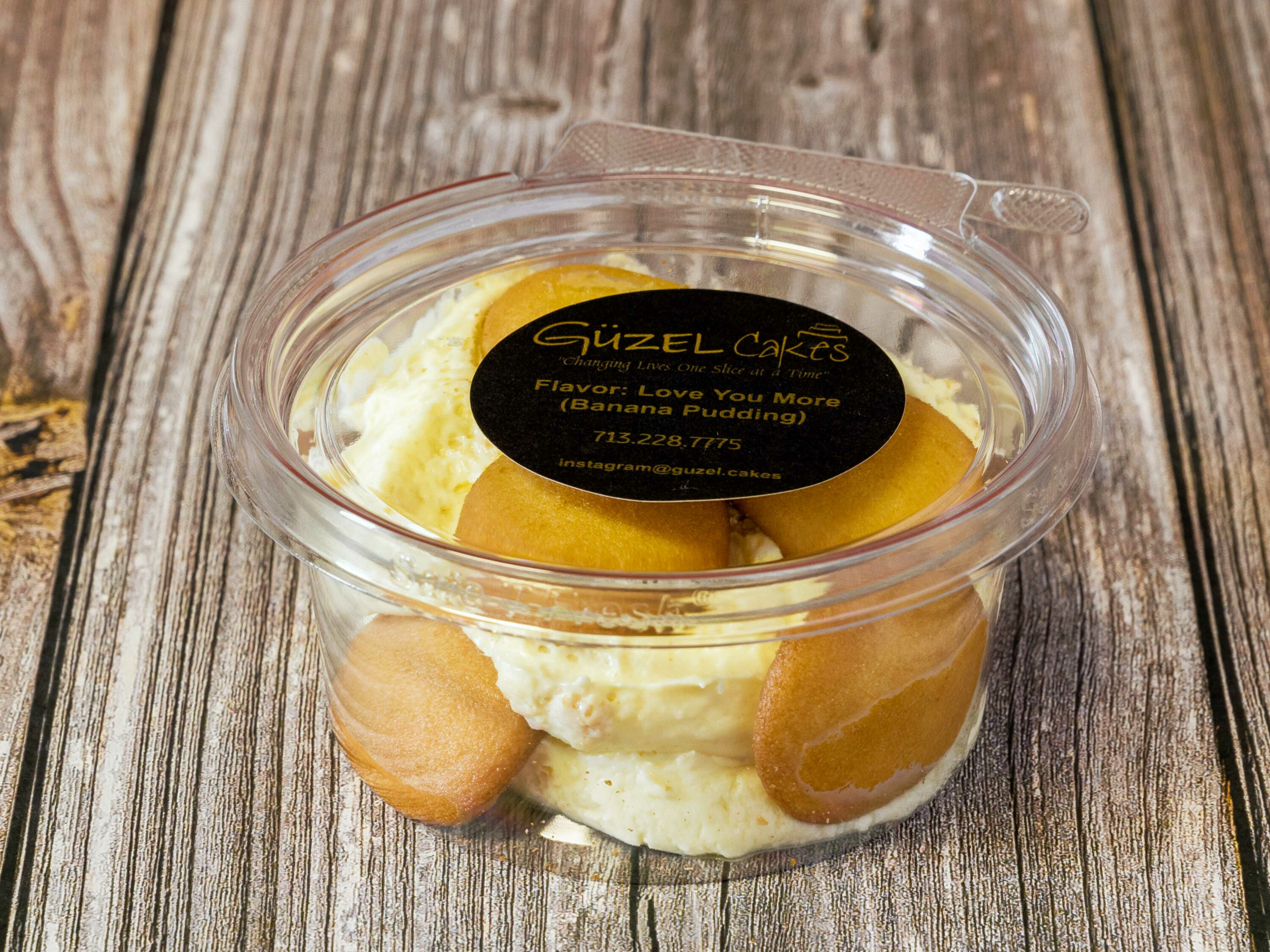 Order Guzel Cakes -Love You More- Banana Pudding! food online from Georgia's Catfish Kitchen store, Humble on bringmethat.com