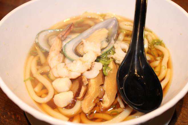 Order Seafood Udon food online from O2 Restaurant store, Simi Valley on bringmethat.com