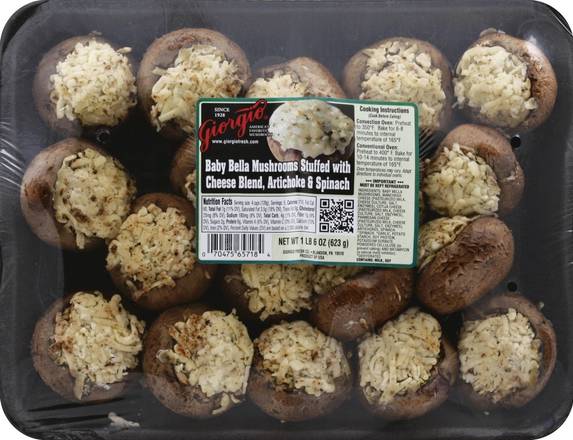 Order Giorgio · Baby Bella Mushrooms with Cheese Artichoke & Spinach (22 oz) food online from Jewel-Osco store, Oswego on bringmethat.com