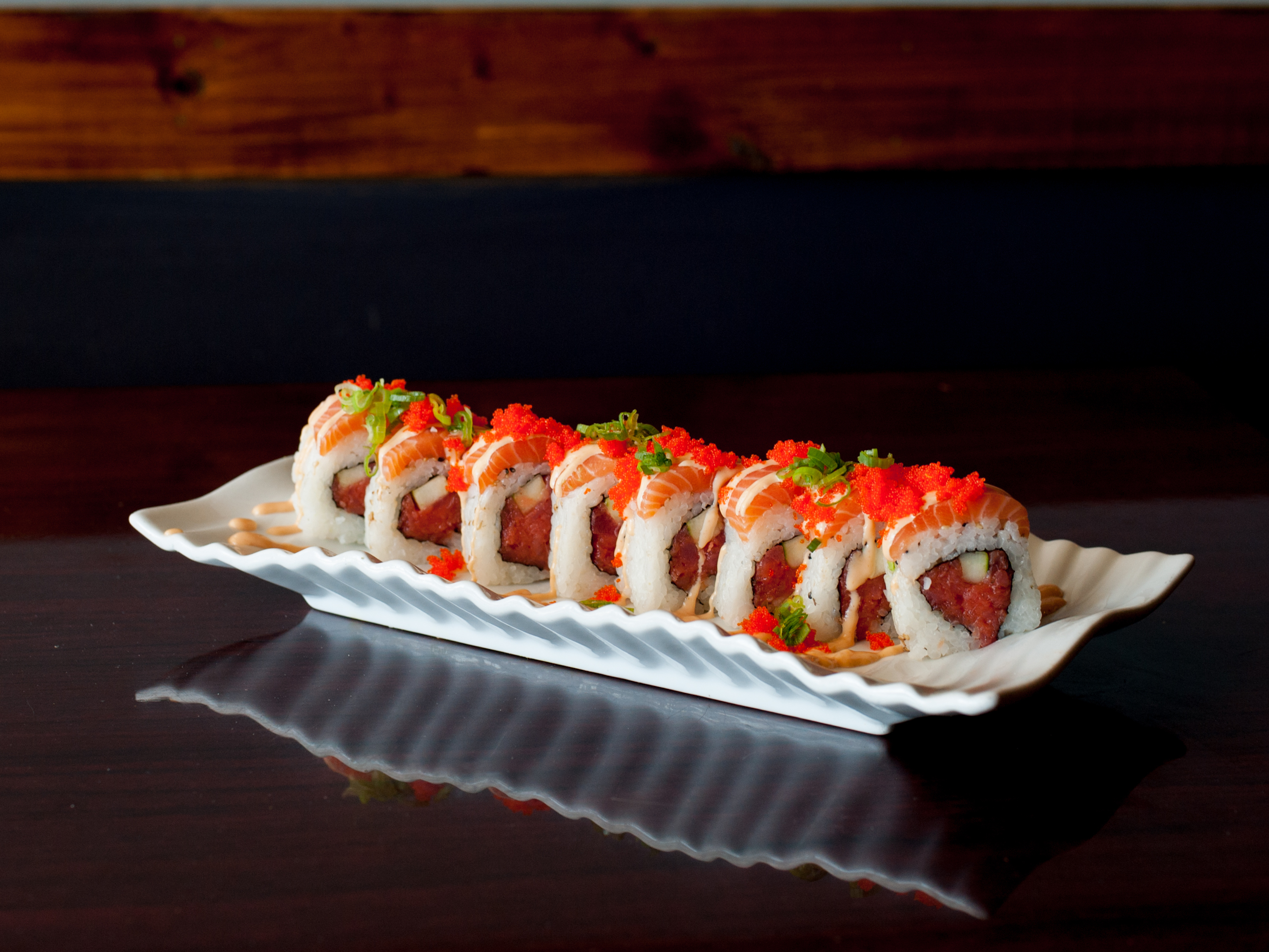 Order Pink Dragon Roll food online from Sushi 101 store, Charleston on bringmethat.com