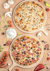 Order (#8) Double Deal (2) Pizzas (20 Inch) food online from Laevante store, La Mesa on bringmethat.com