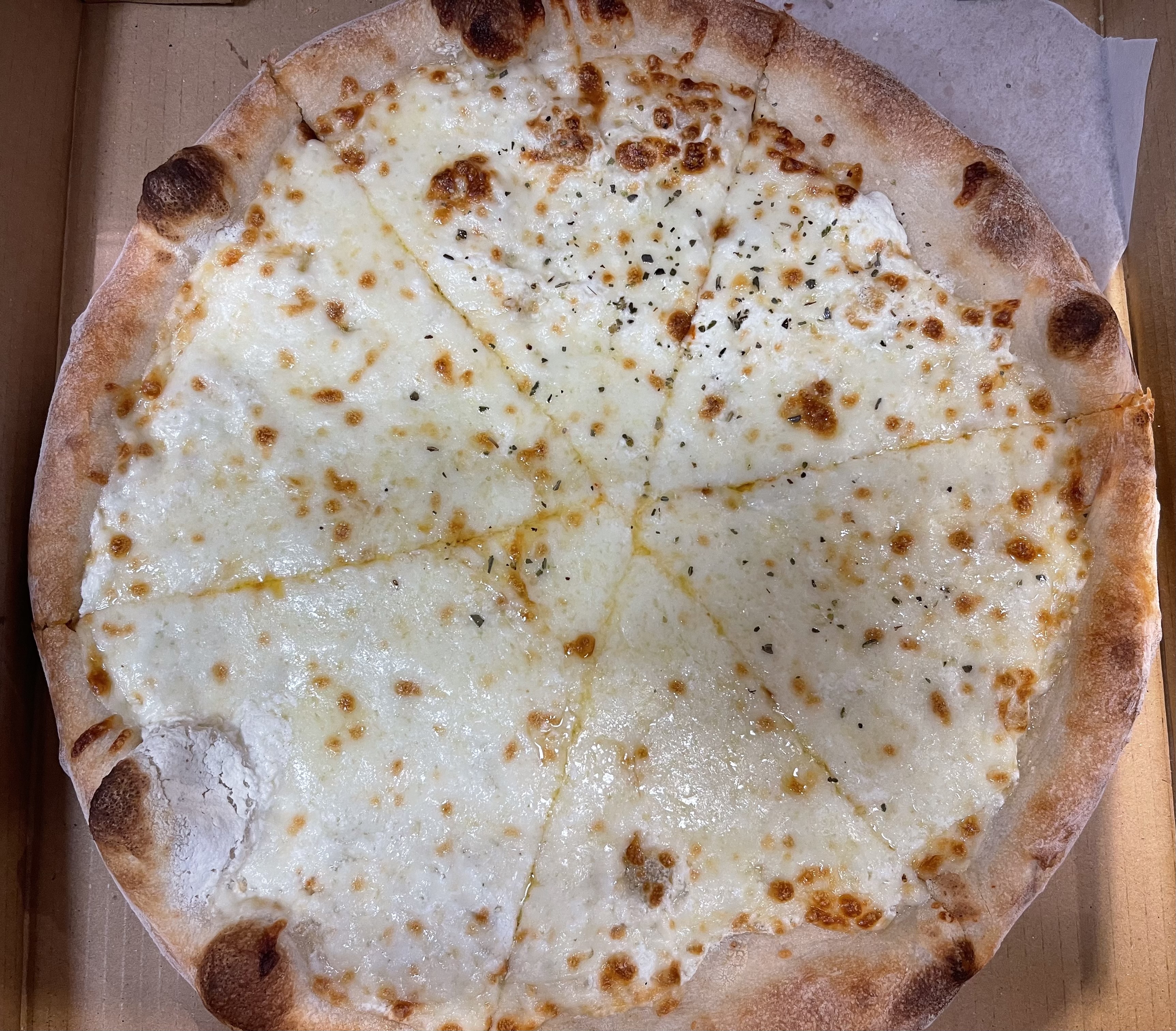 Order White Pizza food online from Two Cousins Pizza and Italian Restaurant store, Lancaster on bringmethat.com