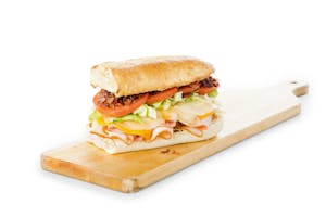 Order Club Sandwich food online from Fox's Pizza Den store, Freedom on bringmethat.com