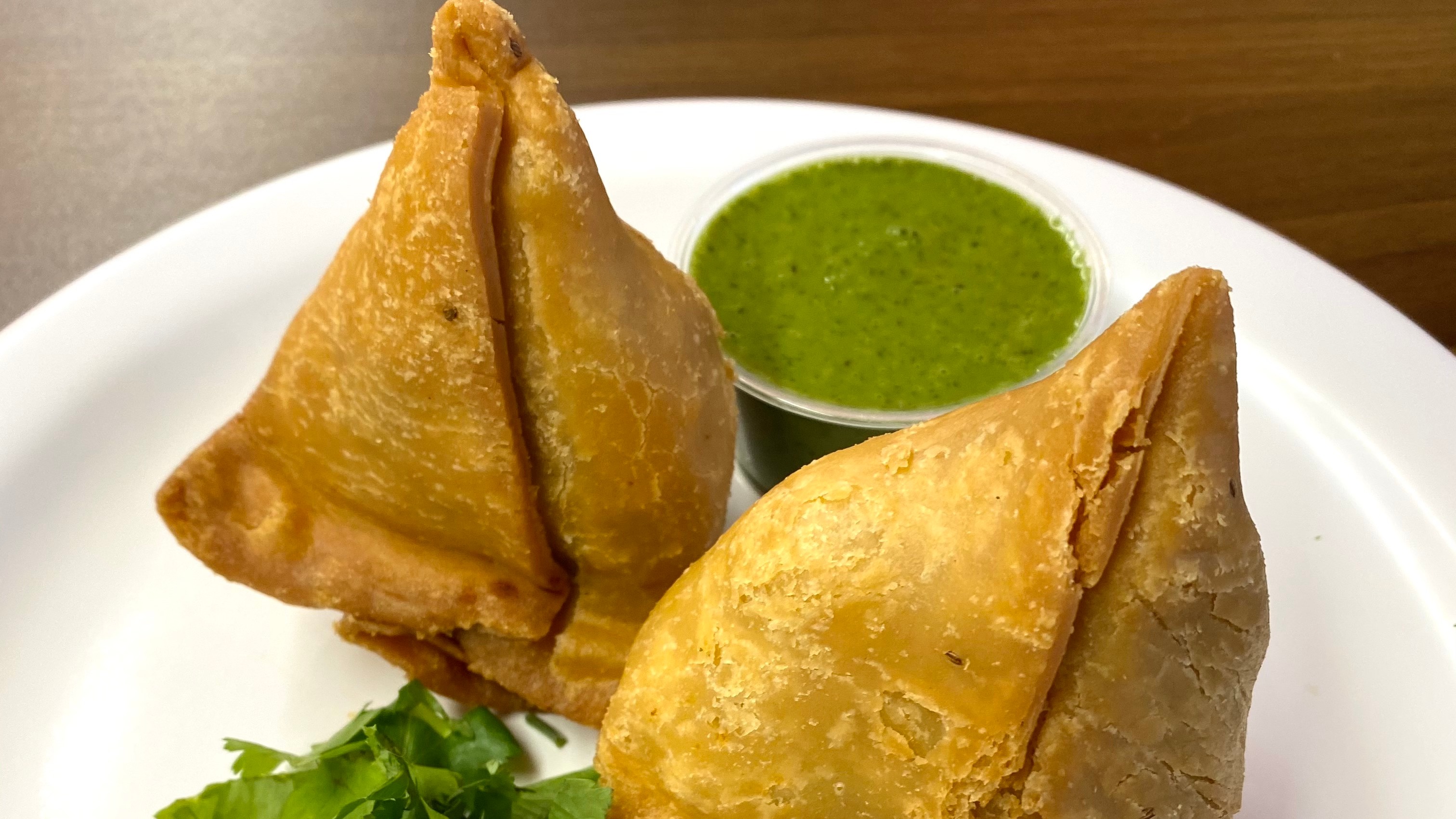 Order Samosa (2 Pcs.) food online from Indian Cafe store, East Moline on bringmethat.com