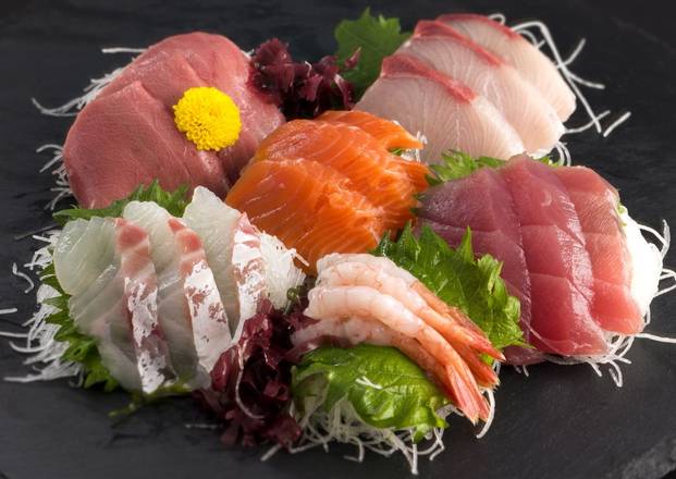 Order Sashimi Assorted Dinner food online from Sushi Osawa store, Norcross on bringmethat.com