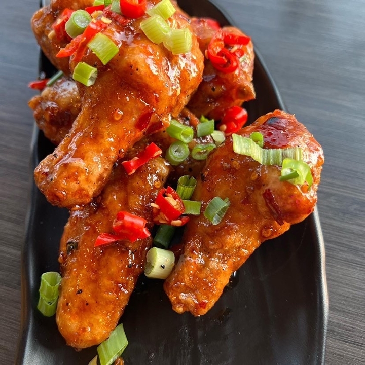Order CHICKEN WINGS food online from The Asian Bistro store, San Diego on bringmethat.com