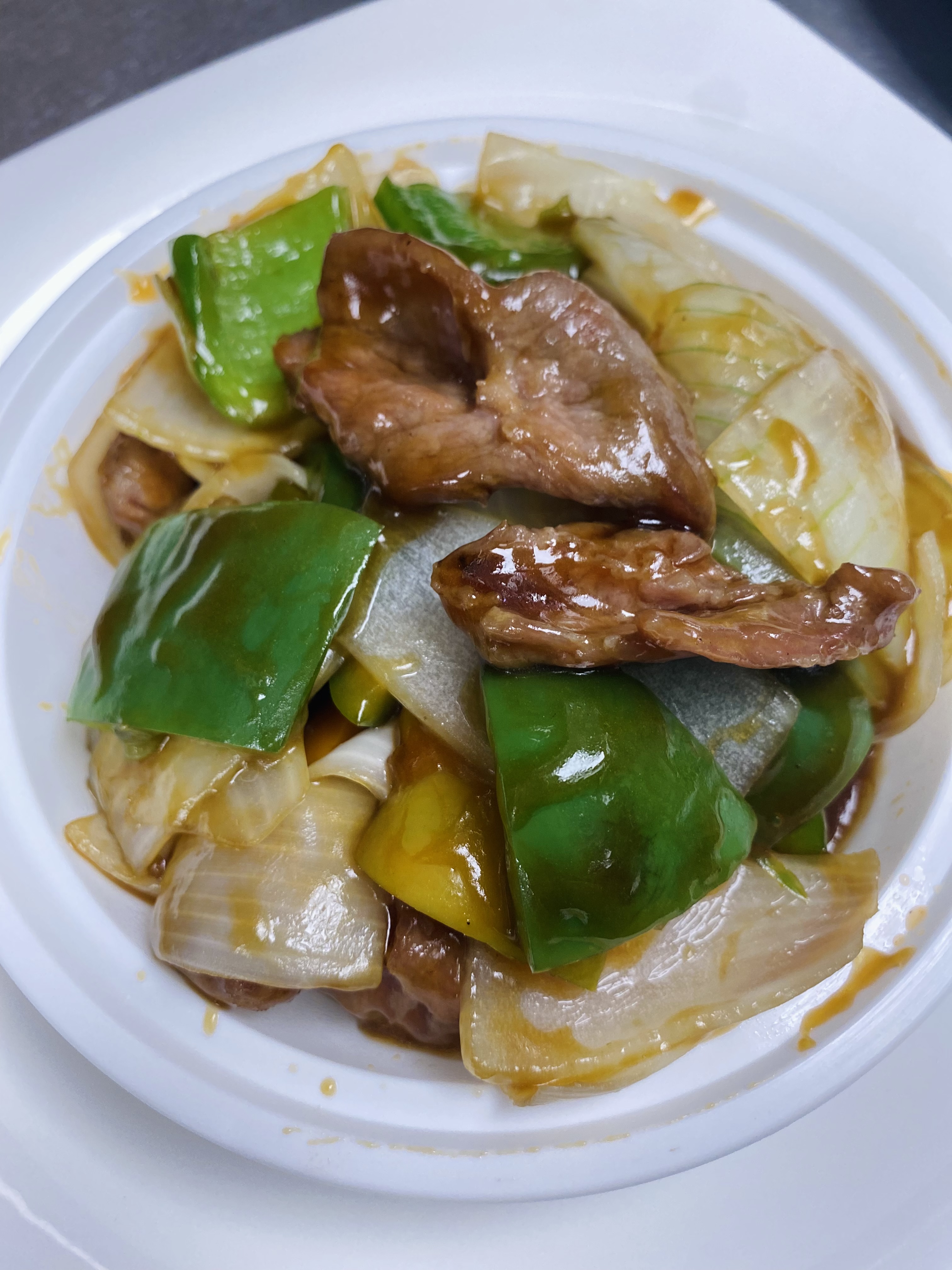 Order BF 7.  Pepper Steak with Onion food online from China Wok store, Ridley Park on bringmethat.com