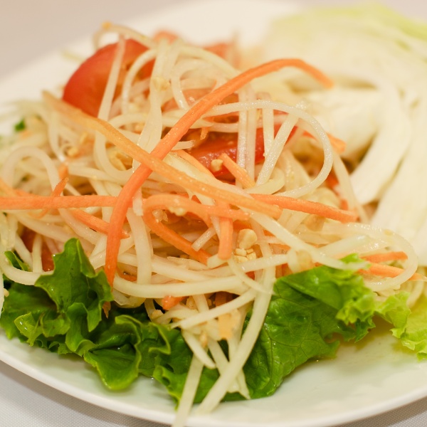 Order Papaya Salad food online from Thai Green Village store, Frisco on bringmethat.com