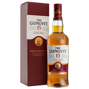 Order The Glenlivet 15 Year Old Single Malt Scotch Whisky French Oak Reserve, 750 ml. food online from Solis Liquor Corporation store, Brooklyn on bringmethat.com