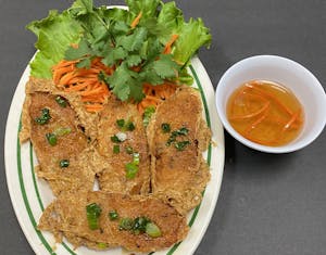 Order A1. House Special Fried Shrimp Cakes (4) (Tôm Tầu Hũ Ky) food online from Pho An 2 store, Houston on bringmethat.com