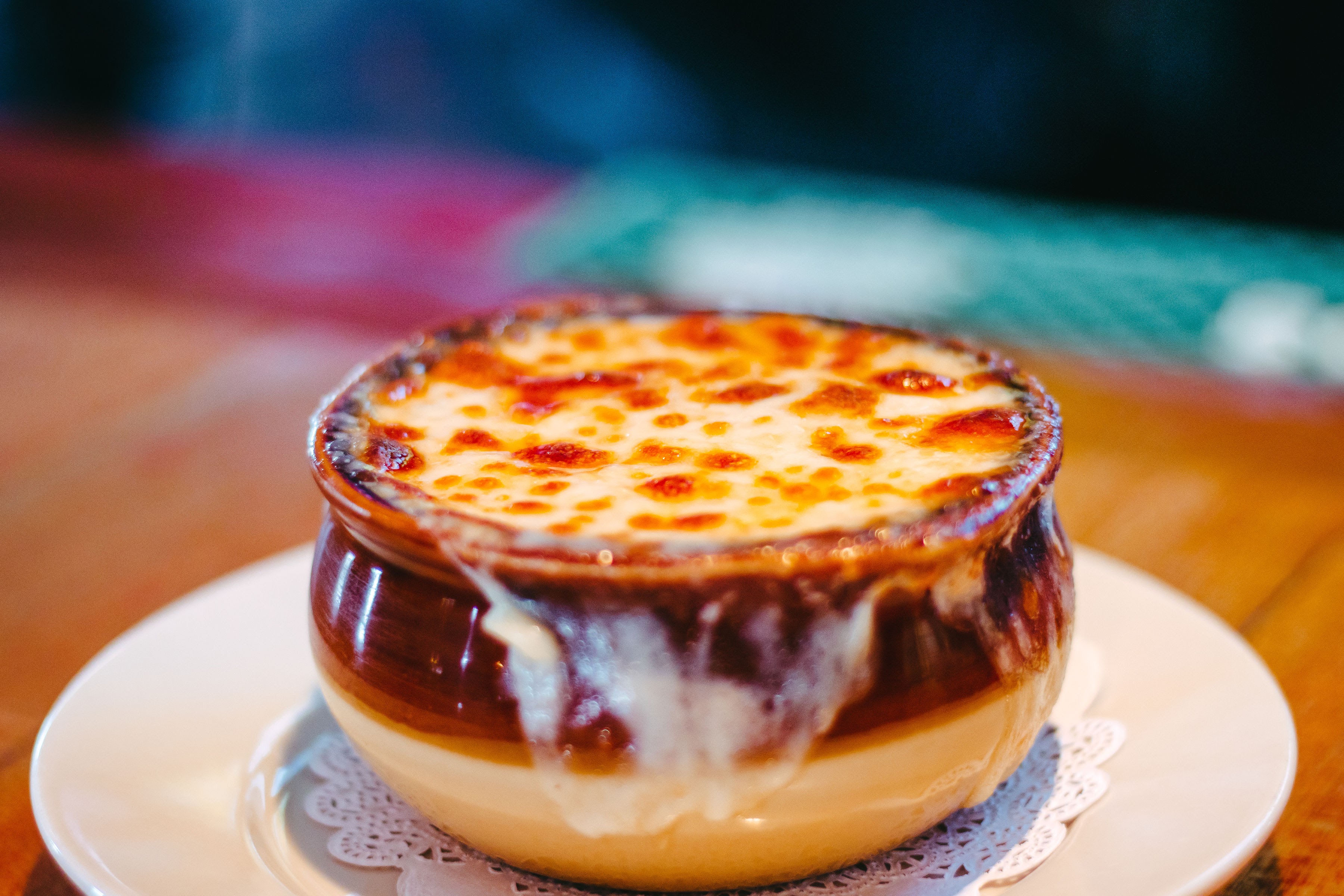 Order French Onion Soup food online from The Irish Rail store, Manasquan on bringmethat.com