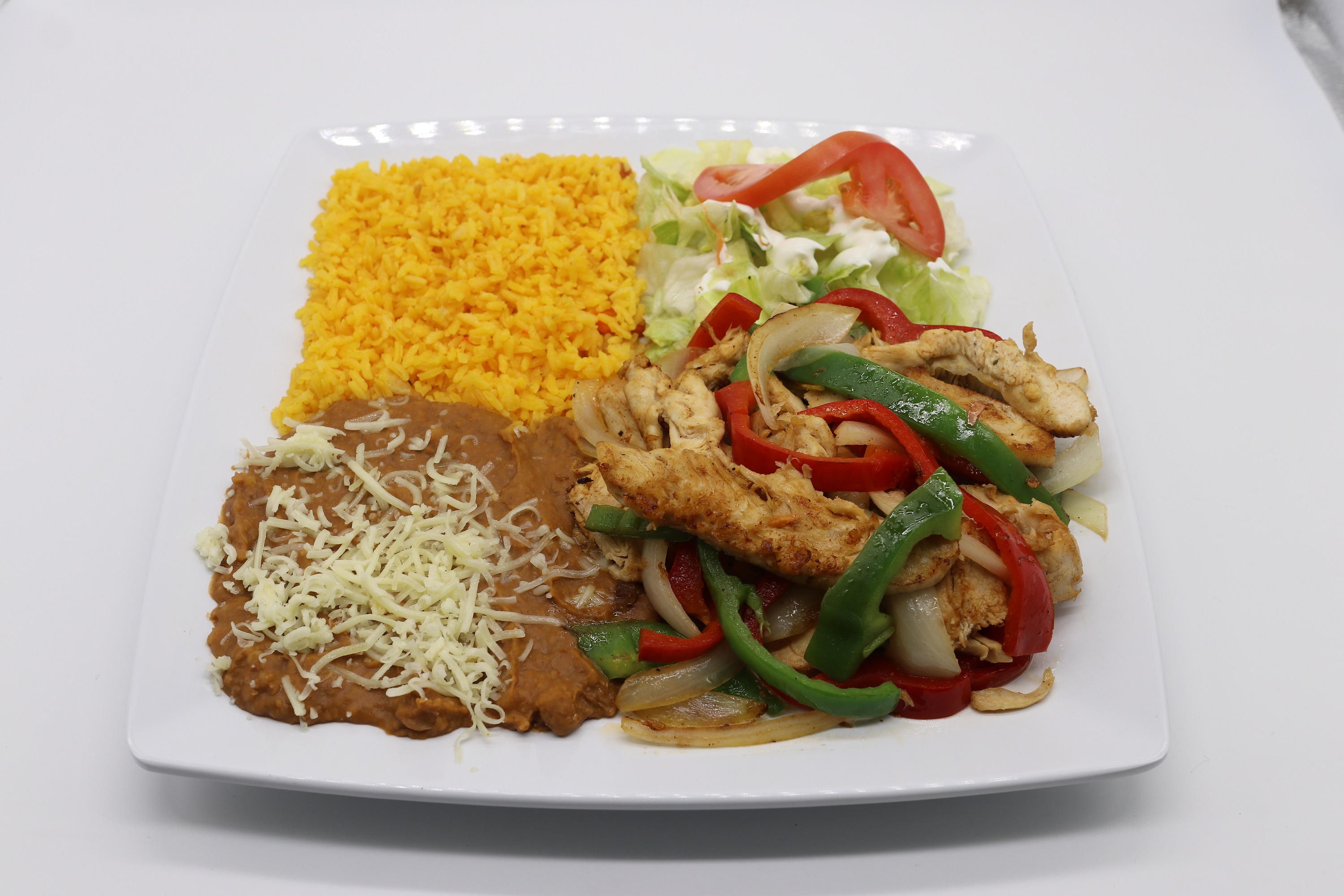 Order Chicken Fajitas food online from Tequila Taqueria store, Livemore on bringmethat.com