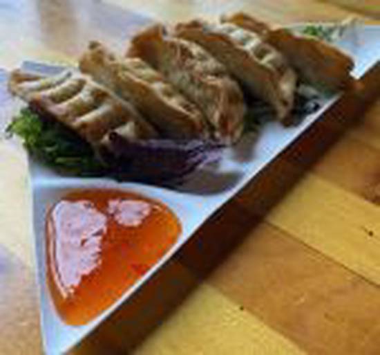Order Pork Potstickers food online from Blufin Sushi store, Grosse Pointe Farms on bringmethat.com