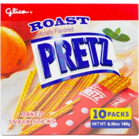 Order Glico - Pretz - Roasted (10 Pack) food online from IV Deli Mart store, Goleta on bringmethat.com
