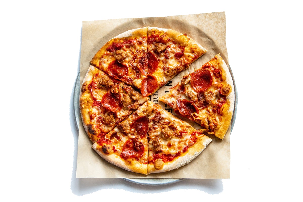 Order 10" JUST MEAT PIZZA food online from Your Pie store, Pooler on bringmethat.com