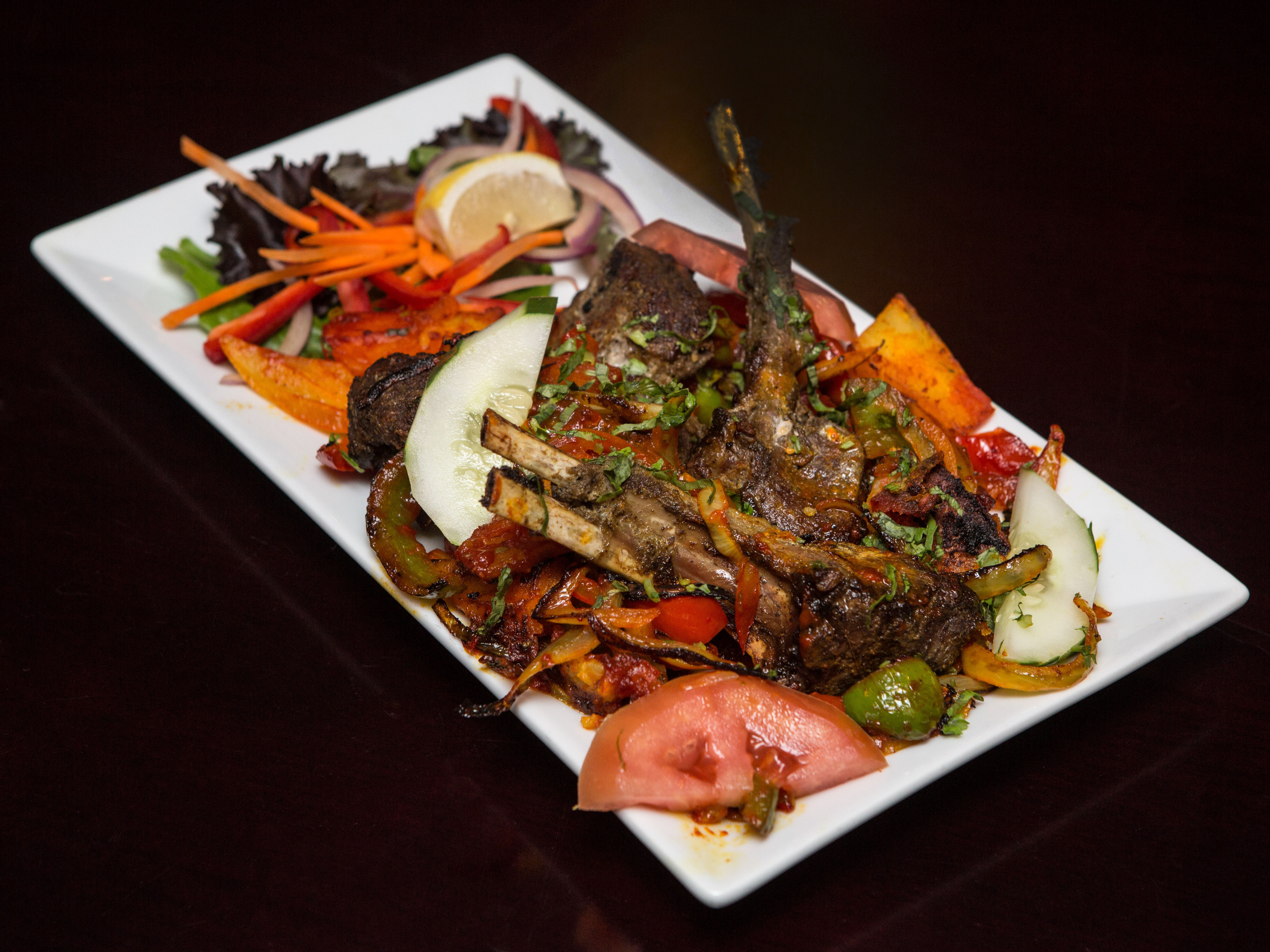 Order Rack of Lamb food online from Anand Indian Cuisine store, New York on bringmethat.com